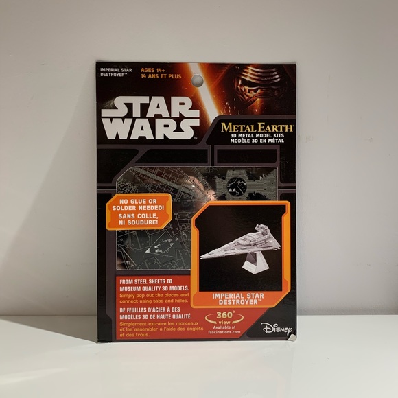🧩 STAR WARS Imperial Star Destroyer METAL EARTH 3D Puzzle - Picture 2 of 2